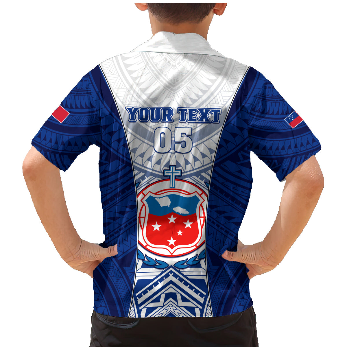 Custom Samoa Rugby Family Matching Mermaid Dress and Hawaiian Shirt 2023 Pacific Championships Polynesian Pattern LT05 - Polynesian Pride