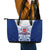 Samoa Rugby Leather Tote Bag 2023 Pacific Championships Polynesian Pattern LT05 - Polynesian Pride