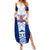 Custom Samoa Rugby Summer Maxi Dress 2023 Pacific Championships Polynesian Pattern LT05 Women Blue - Polynesian Pride