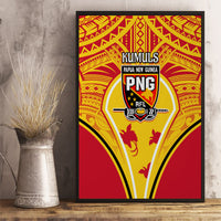 Papua New Guinea Rugby Canvas Wall Art 2023 Pacific Championships The Kumuls LT05 - Polynesian Pride