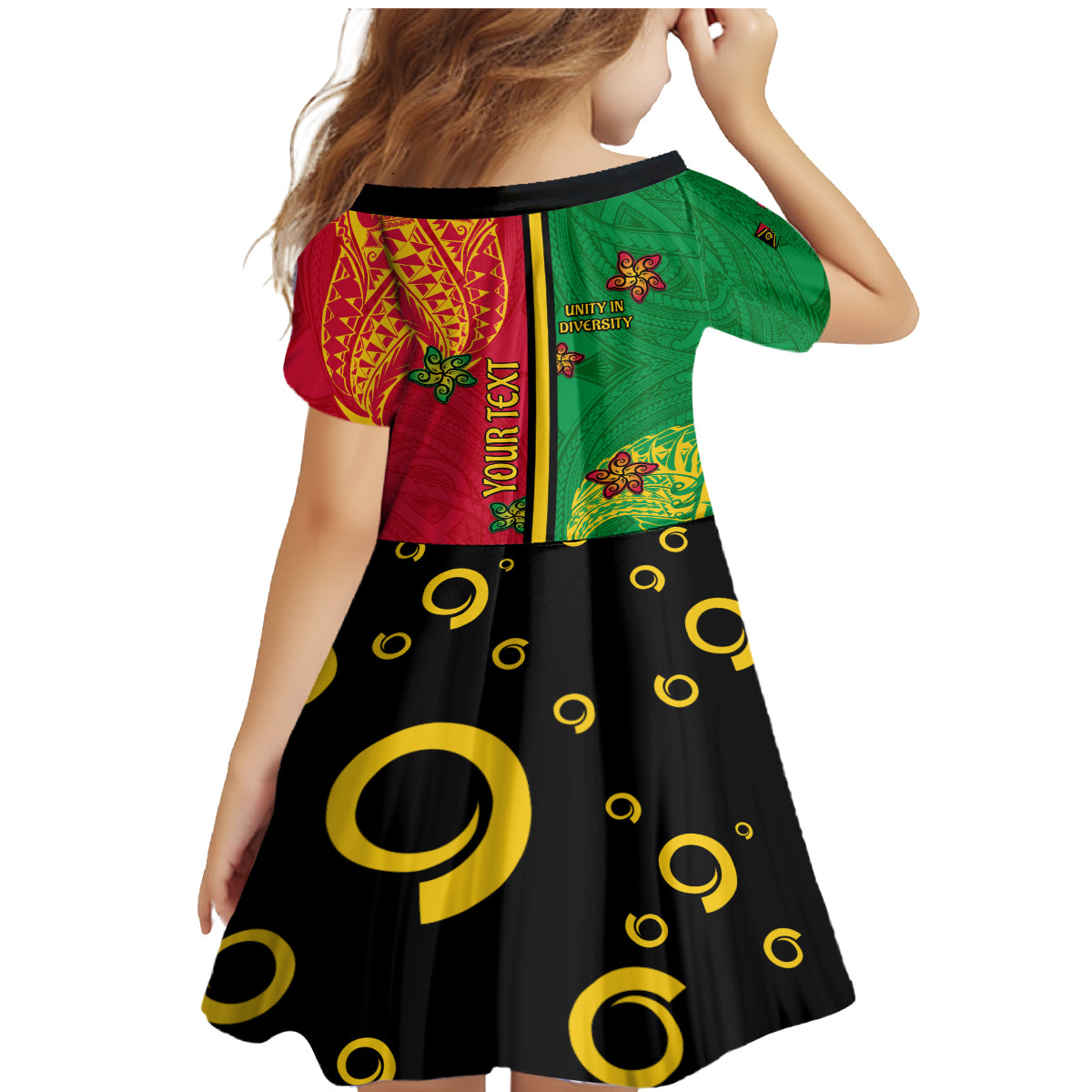 Personalised Vanuatu Happy Unity Day Family Matching Mermaid Dress and Hawaiian Shirt Polynesian Plumeria LT05 - Polynesian Pride