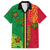 Personalised Vanuatu Happy Unity Day Hawaiian Shirt Polynesian Plumeria LT05 Red - Polynesian Pride