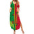 Personalised Vanuatu Happy Unity Day Summer Maxi Dress Polynesian Plumeria LT05 Women Red - Polynesian Pride