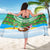 Cook Islands Christmas Sarong Coconut Santa Beach Style LT05 - Polynesian Pride