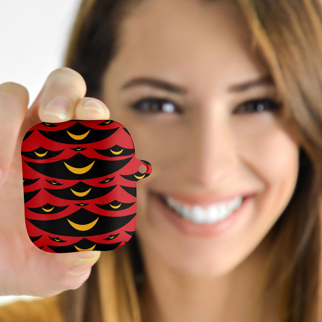 Hawaii Ahu Ula Inspired AirPods Case Red Version LT05 - Polynesian Pride