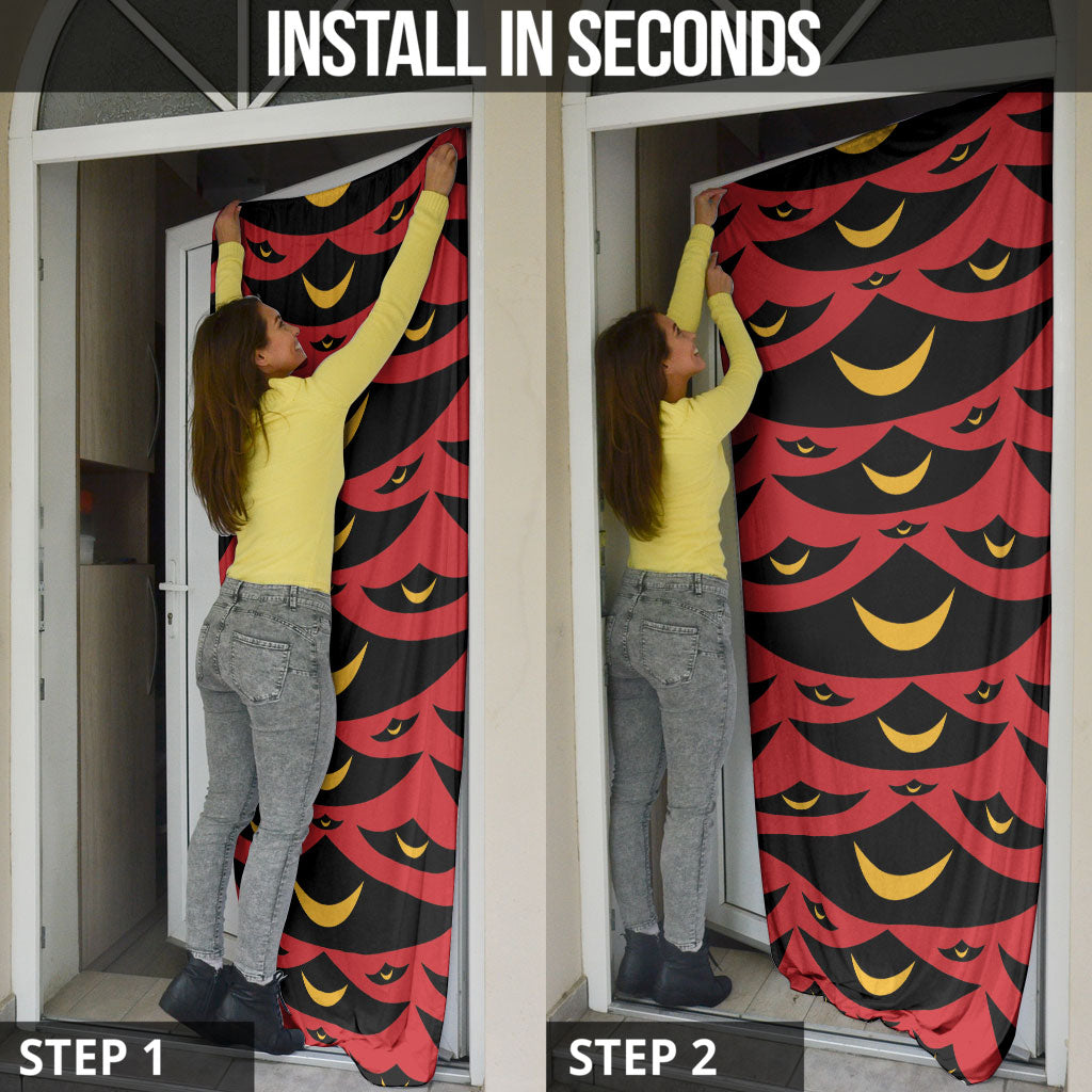 Hawaii Ahu Ula Inspired Door Cover Red Version LT05 - Polynesian Pride