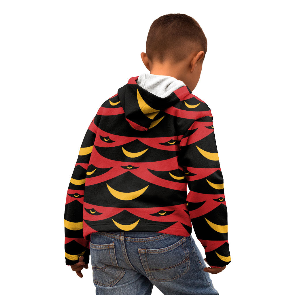 Hawaii Ahu Ula Inspired Kid Hoodie Red Version LT05 - Polynesian Pride