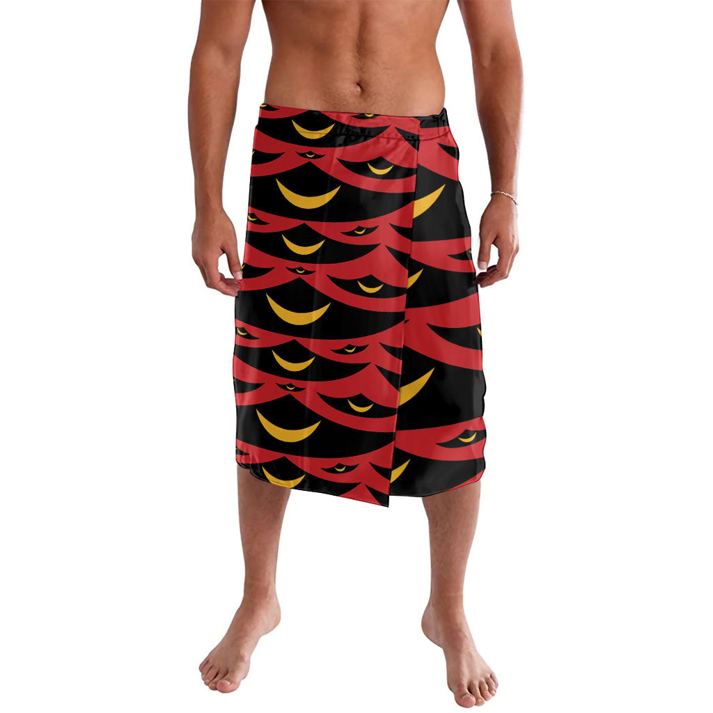 Hawaii Ahu Ula Inspired Lavalava Red Version LT05 Red - Polynesian Pride