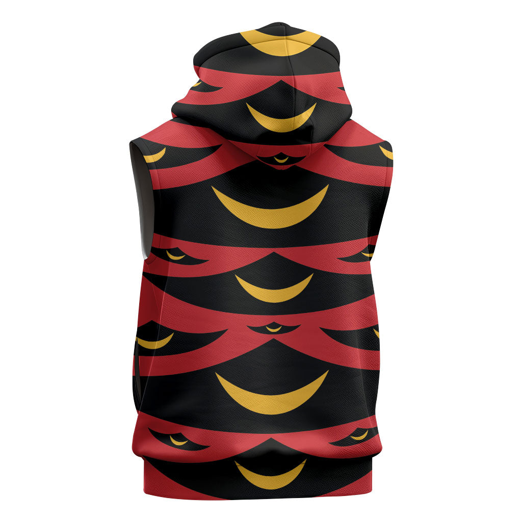 Hawaii Ahu Ula Inspired Sleeveless Hoodie Red Version LT05 - Polynesian Pride