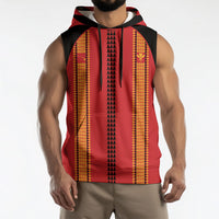 Hawaii Ahu Ula Inspired Sleeveless Hoodie Red Version LT05 - Polynesian Pride