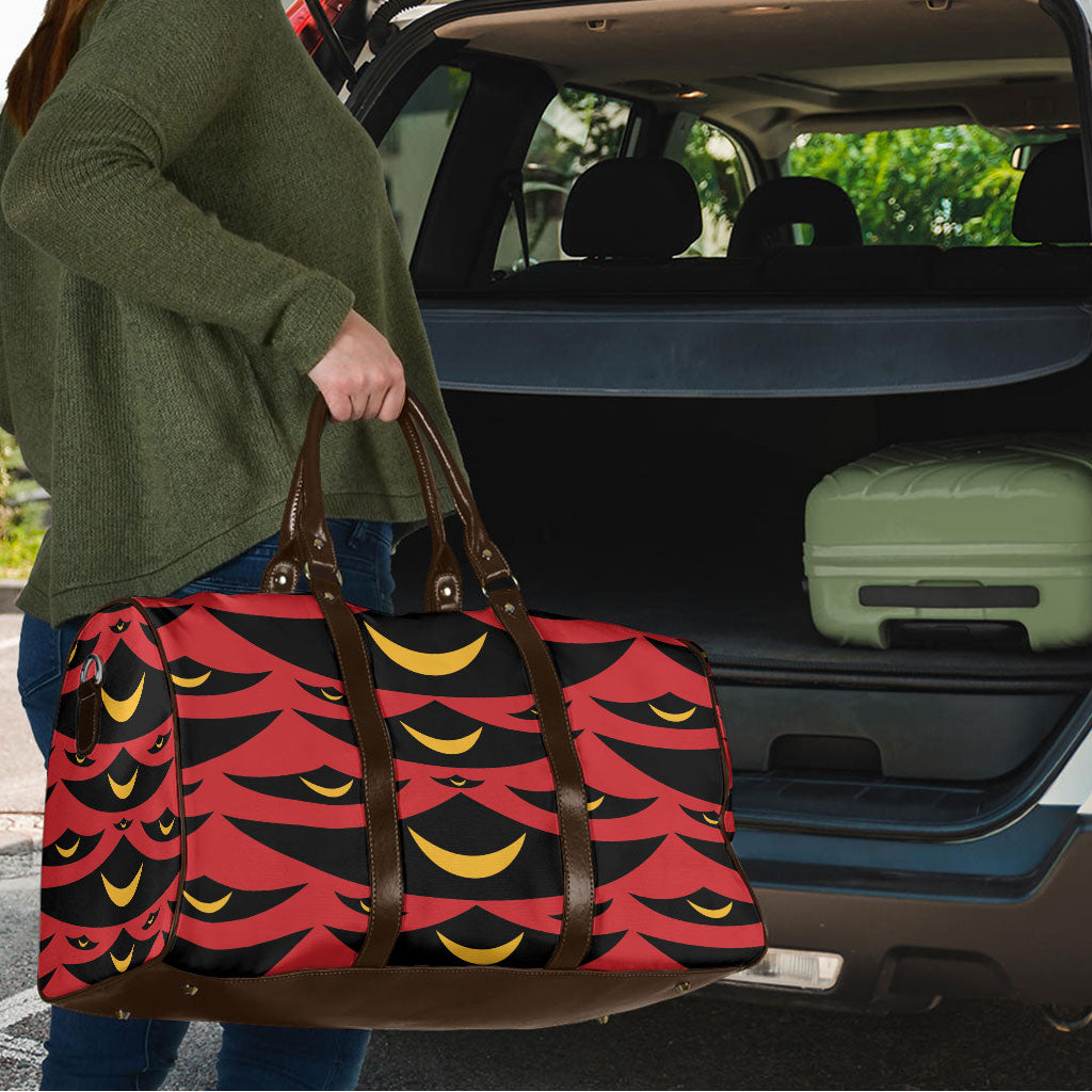 Hawaii Ahu Ula Inspired Travel Bag Red Version