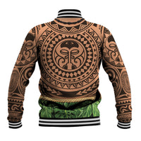 Hawaii Warrior Tattoo Inspired Baseball Jacket Tropical Leaf Skirt Costume LT05 - Polynesian Pride