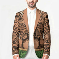 Hawaii Warrior Tattoo Inspired Blazer Tropical Leaf Skirt Costume LT05 - Polynesian Pride
