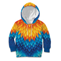 Polynesia Colorful Rooster Costume Kid Hoodie LT05 Hoodie Multicolor - Polynesian Pride