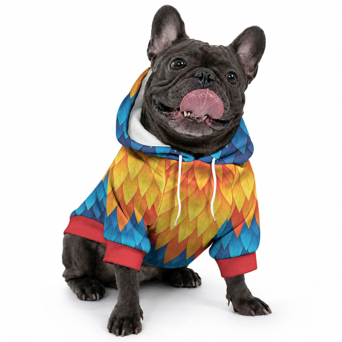 Polynesia Colorful Rooster Costume Pet Hoodie LT05 - Polynesian Pride