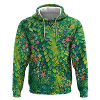 Polynesian Enchanted Mother Nature Costume Hoodie LT05 Pullover Hoodie Green - Polynesian Pride