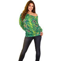 Polynesian Enchanted Mother Nature Costume Off Shoulder Sweater LT05 - Polynesian Pride