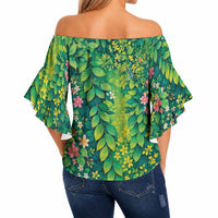 Polynesian Enchanted Mother Nature Costume Off Shoulder Wrap Waist Top LT05 - Polynesian Pride