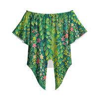 Polynesian Enchanted Mother Nature Costume Off Shoulder Wrap Waist Top LT05 - Polynesian Pride