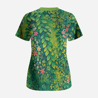 Polynesian Enchanted Mother Nature Costume Scrub Top LT05 - Polynesian Pride