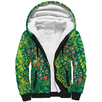 Polynesian Enchanted Mother Nature Costume Sherpa Hoodie LT05 Unisex Green - Polynesian Pride