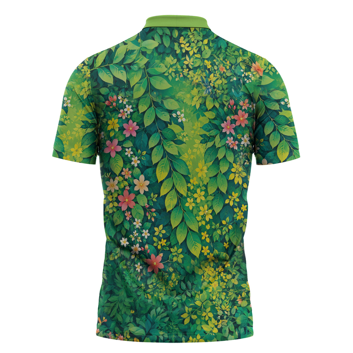 Polynesian Enchanted Mother Nature Costume Zipper Polo Shirt