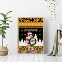 Custom Hawaii James Campbell High School Christmas Canvas Wall Art Tropical Santa Claus LT05 - Polynesian Pride