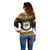 Custom Hawaii James Campbell High School Christmas Off Shoulder Sweater Tropical Santa Claus LT05 - Polynesian Pride