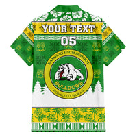 Custom Hawaii Kaimuki High School Christmas Family Matching Tank Maxi Dress and Hawaiian Shirt Tropical Santa Claus LT05 - Polynesian Pride