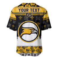 Custom Hawaii Nanakuli High and Intermediate School Christmas Baseball Jersey Tropical Santa Claus LT05 - Polynesian Pride