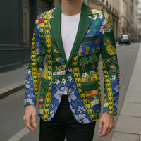 Solomon Islands Christmas Blazer Festive Beach Vibes - Polynesian Pride