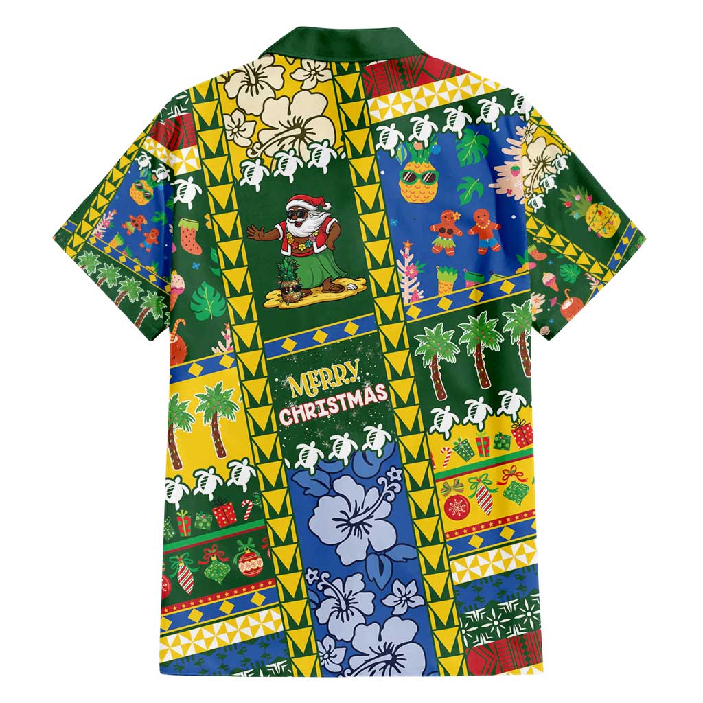 Solomon Islands Christmas Hawaiian Shirt Festive Beach Vibes - Polynesian Pride