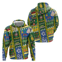 Solomon Islands Christmas Hoodie Festive Beach Vibes - Polynesian Pride