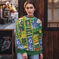 Solomon Islands Christmas Ugly Christmas Sweater Festive Beach Vibes - Polynesian Pride