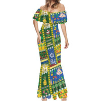 Solomon Islands Christmas Mermaid Dress Festive Beach Vibes - Polynesian Pride