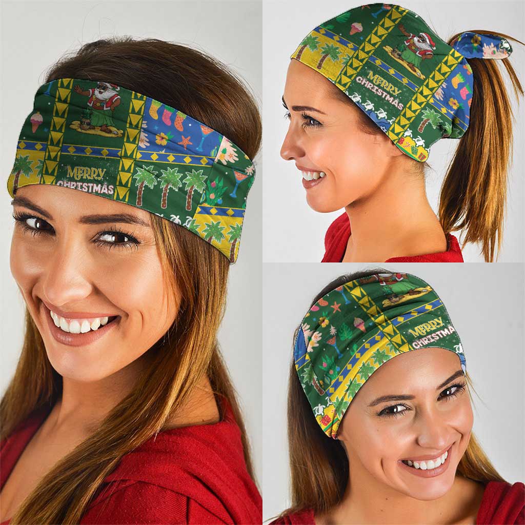 Solomon Islands Christmas Neck Gaiter Festive Beach Vibes - Polynesian Pride