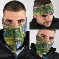 Solomon Islands Christmas Neck Gaiter Festive Beach Vibes - Polynesian Pride