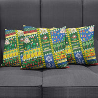 Solomon Islands Christmas Pillow Cover Festive Beach Vibes - Polynesian Pride