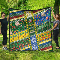 Solomon Islands Christmas Quilt Festive Beach Vibes - Polynesian Pride
