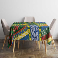 Solomon Islands Christmas Tablecloth Festive Beach Vibes - Polynesian Pride