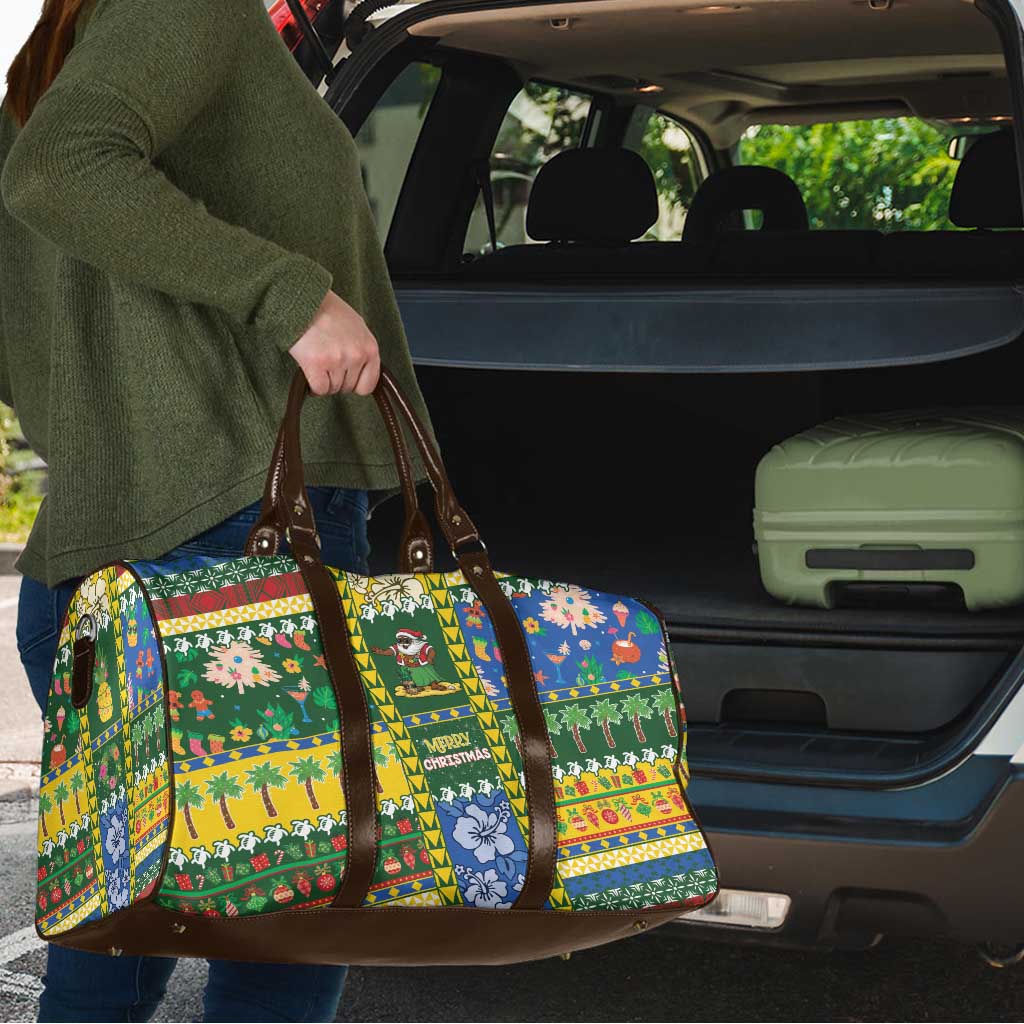 Solomon Islands Christmas Travel Bag Festive Beach Vibes - Polynesian Pride