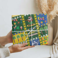 Solomon Islands Christmas Wrapping Paper Festive Beach Vibes - Polynesian Pride