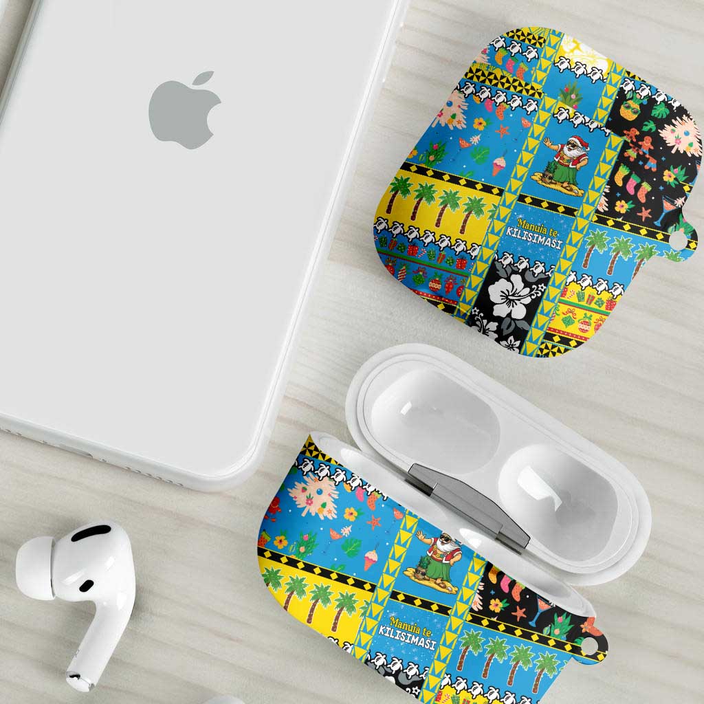 Tuvalu Christmas AirPods Case Festive Beach Vibes - Polynesian Pride