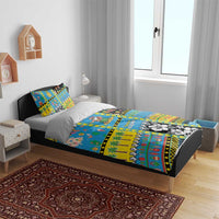 Tuvalu Christmas Bedding Set Festive Beach Vibes - Polynesian Pride