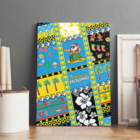 Tuvalu Christmas Canvas Wall Art Festive Beach Vibes - Polynesian Pride