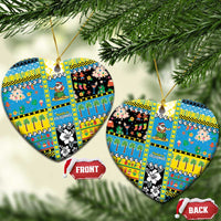 Tuvalu Christmas Ceramic Ornament Festive Beach Vibes - Polynesian Pride