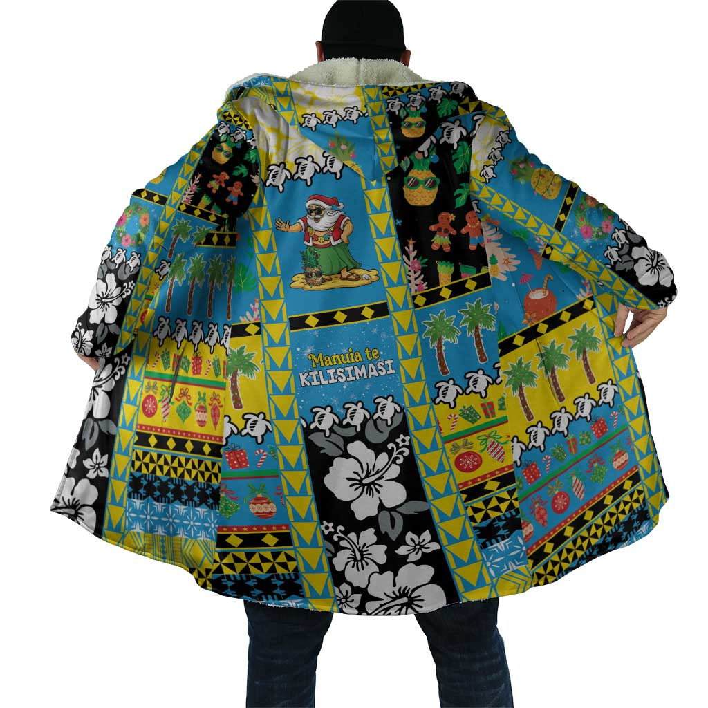 Tuvalu Christmas Cloak Festive Beach Vibes - Polynesian Pride