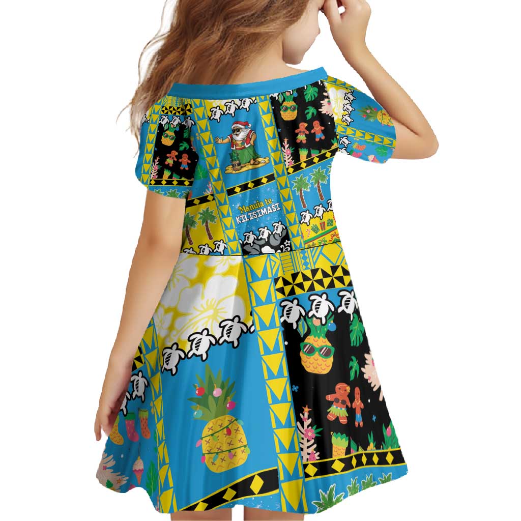 Tuvalu Christmas Family Matching Summer Maxi Dress and Hawaiian Shirt Festive Beach Vibes - Polynesian Pride