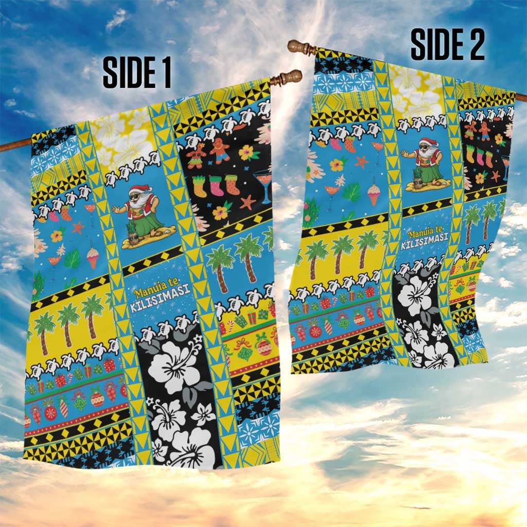 Tuvalu Christmas Garden Flag Festive Beach Vibes - Polynesian Pride