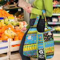 Tuvalu Christmas Grocery Bag Festive Beach Vibes - Polynesian Pride